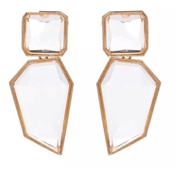 Zara Jewelry - Crystal drop earrings #81